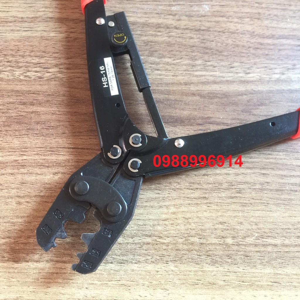 Kìm bấm cos HS 1.25-16mm (Kềm bấm cốt 16L)
