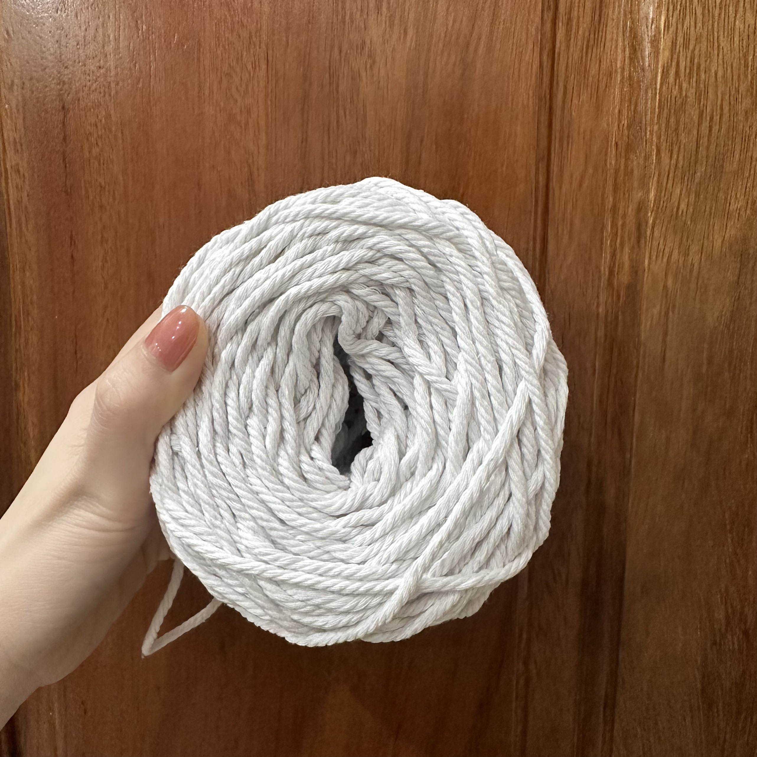 Dây thừng thắt macrame dây thừng se cotton sợi thắt mắc na 3mm
