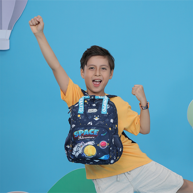 Balo Mẫu Giáo Mini Space Adventure CLEVER HIPPO BS4108/BLUE