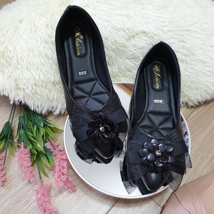 [HCM]GIÀY BÚP BÊ NƠ LƯỚI