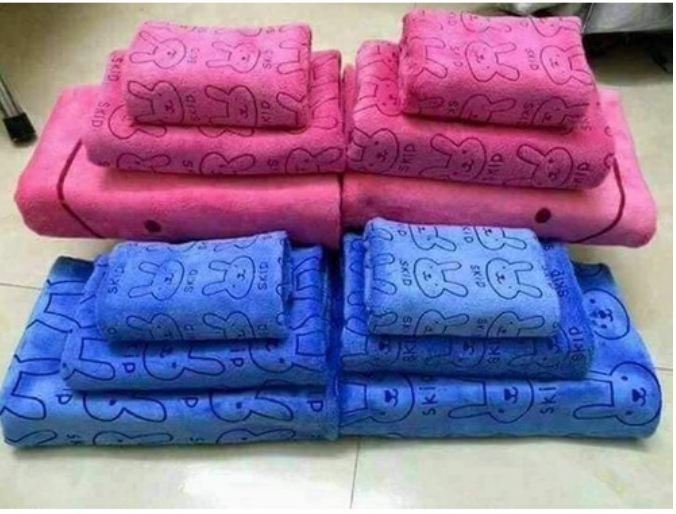 3 KHĂN TẮM KIBA KHỔ 1M4 (HÀNG CAO CẤP)