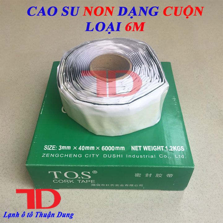 Cao su non dạng cuộn loại 6m cuộn - Vật Tư Điện Lạnh Ô Tô Thuận Dung