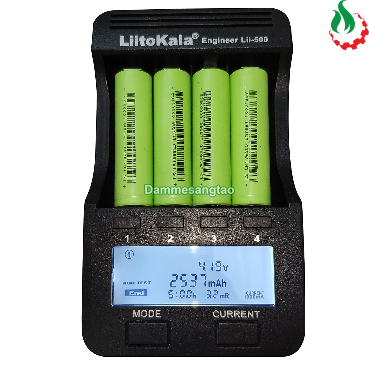 Cell pin 18650 LISHEN LD Li-ion 3.7V 2500mah 10C - Xả 25A