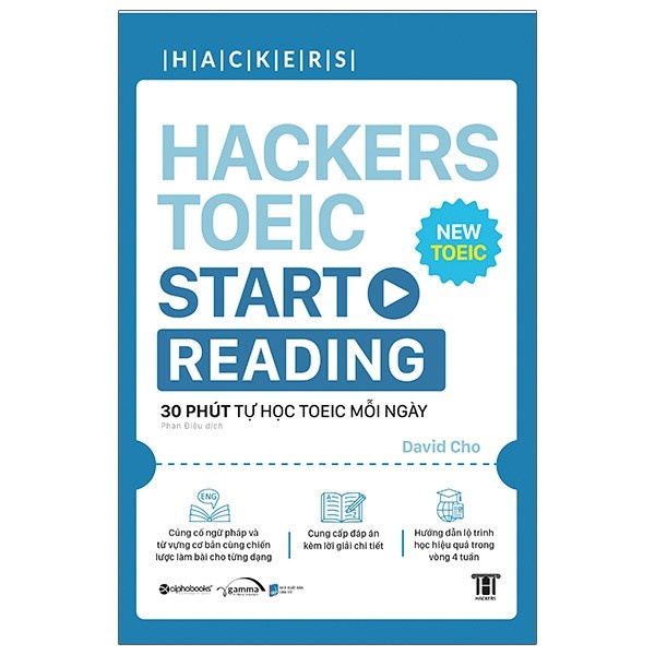 Sách - hackers toeic start - reading