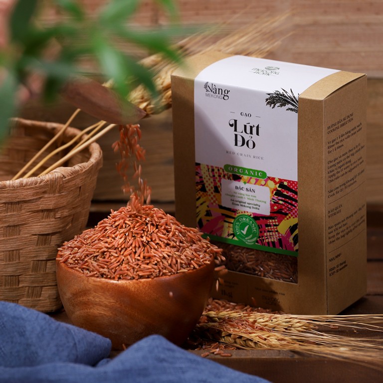 Gạo Hữu Cơ - Gạo LỨT ĐỎ 1kg