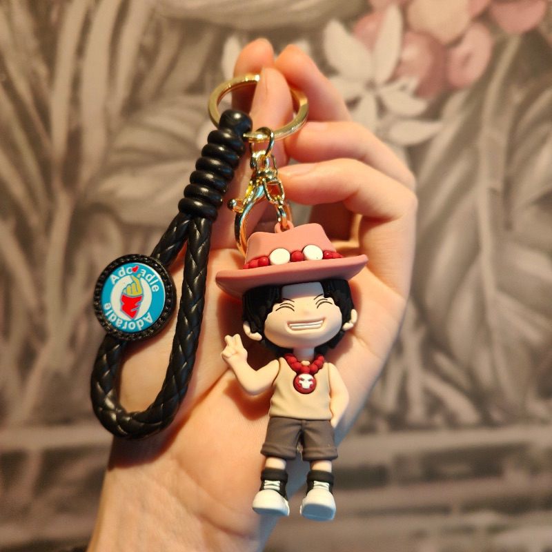 Móc khóa One Piece Luffy Zoro Law Chibi