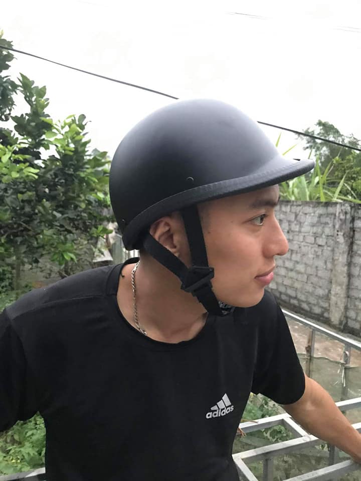 [Hình Thật Shop Chụp] Mũ Bảo Hiểm Kiểu Đua Ngựa - Hoanstore