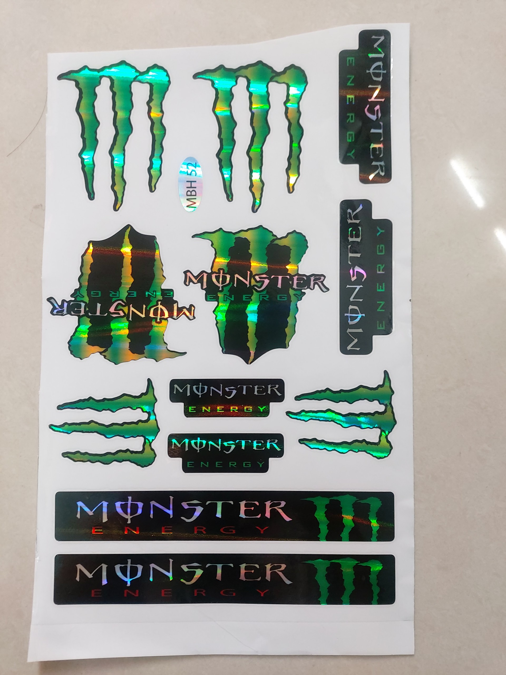 Tem logo monter 7 màu trọn bộ
