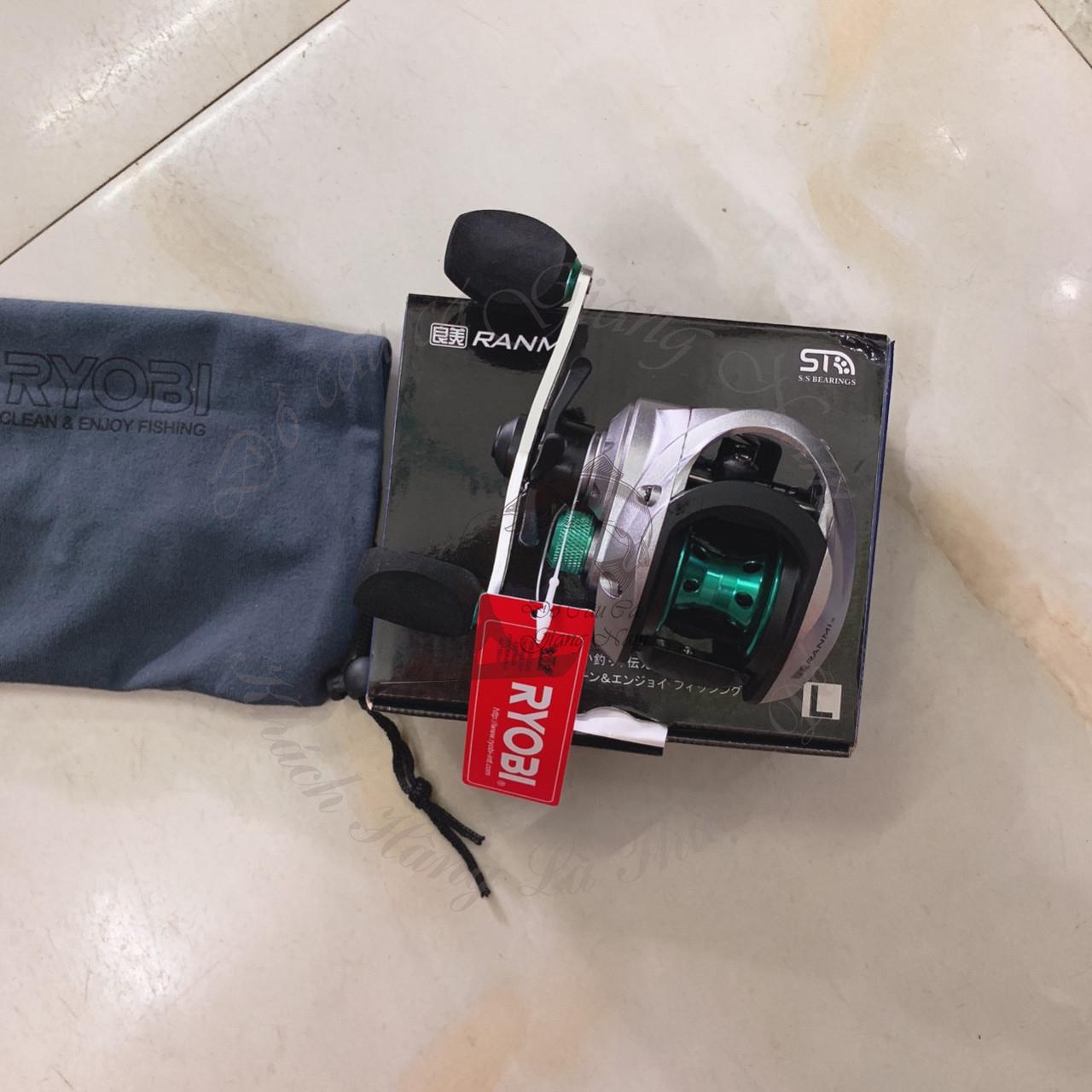 Máy câu cá - máy ngang Ryobi RANMI 4+1 bearings tay trái cao cấp ( cần câu cá Giang Nam ) big sale