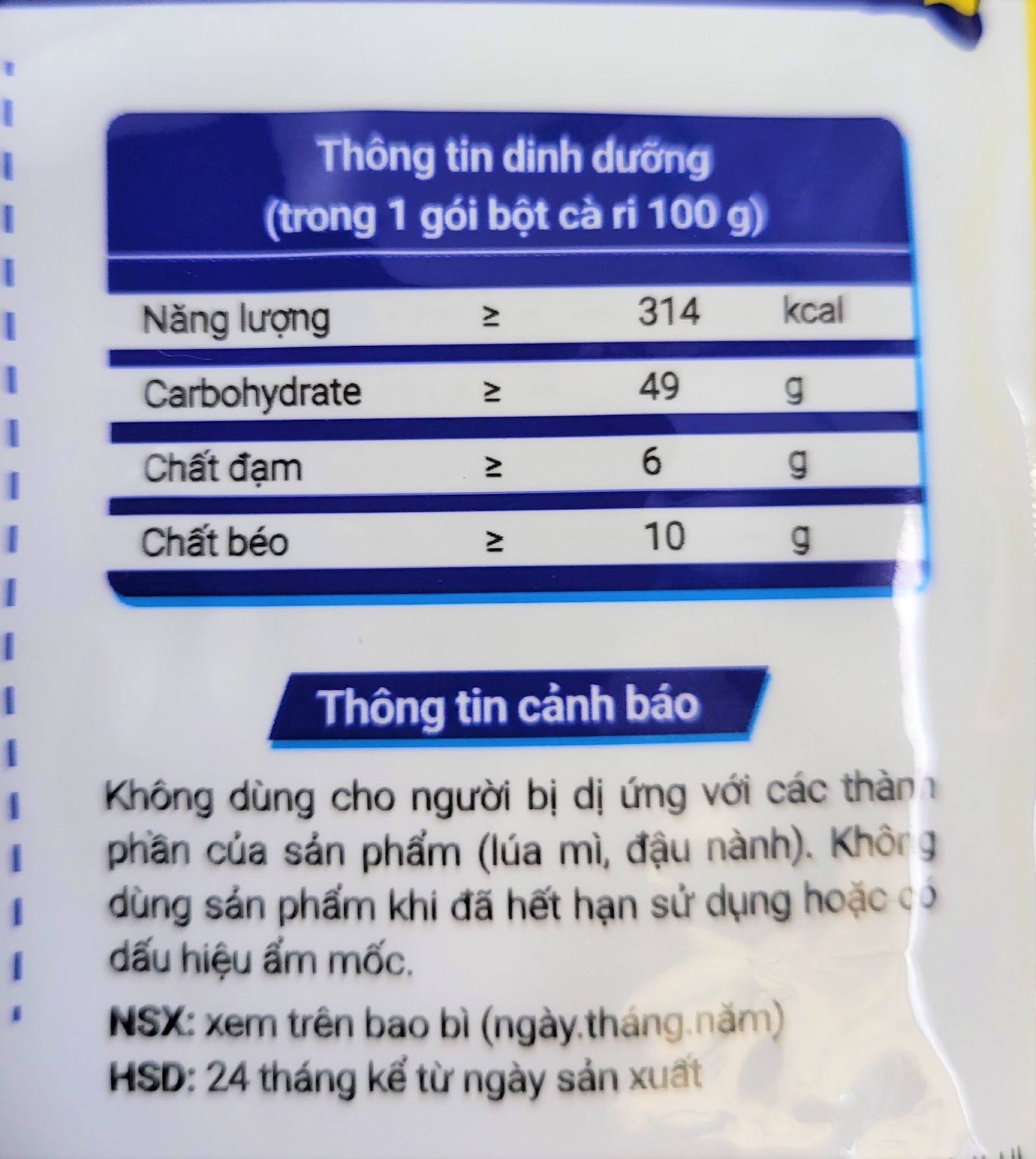 [Gói 100g – vị HƠI CAY ] BỘT CÀ RI [VN] OTTOGI Curry Medium Powder