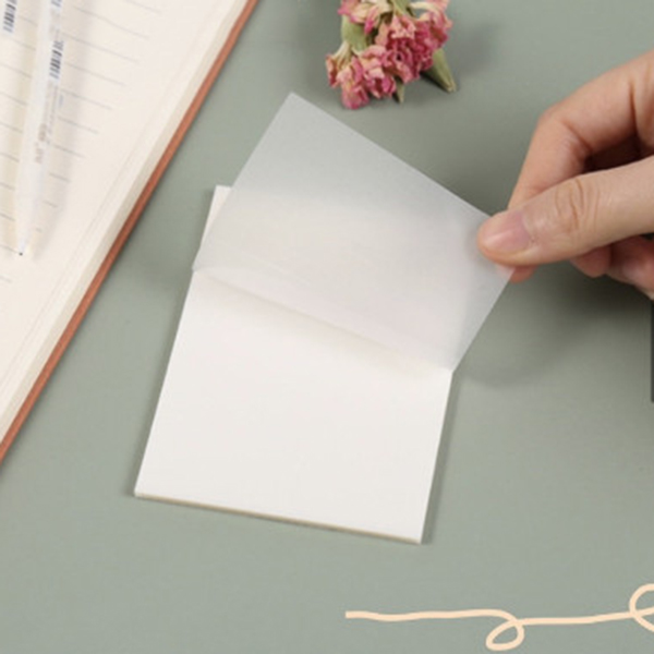 50 giấy note trong suốt tiện dụng , Bộ 50 giấy note ghi chú , Giấy note trong suốt chống thấm nước tiện lợi sáng tạo , Giấy note trong suốt ghi chú đơn giản tự dính , Bộ 50 tờ giấy note công việc chống nước , Phát Huy Hoàng
