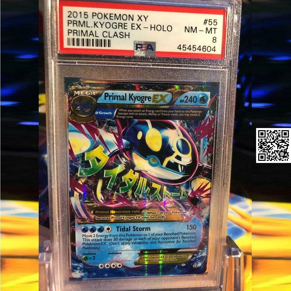 Trading card Primal Kyogre EX truyền thuyết tiến hoá mega phản quang Bài  pokemon TẶNG Sleeves bọc bài 1459 D3 8 55-160 | Lazada.vn