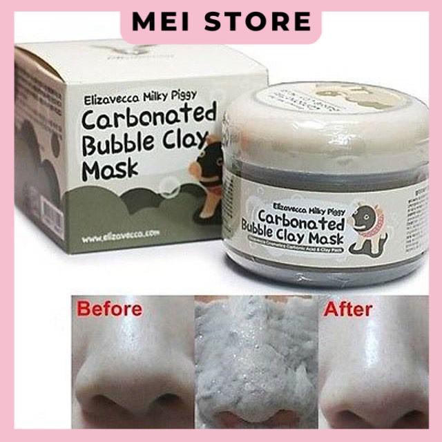 MẶT NẠ THẢI ĐỘC, KHỬ CHÌ BÌ HEO CARBONATED BUBBLE CLAY MASK
