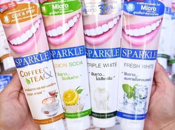 KEM ĐÁNH RĂNG SIÊU TRẮNG SPARKLE THÁI LAN 100G