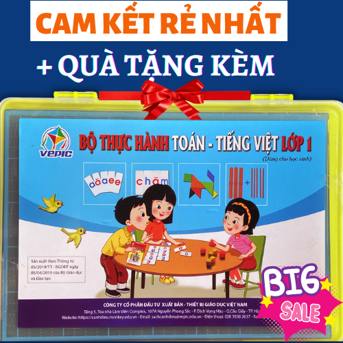 Hộp thực hành toán tiếng việt lớp 1