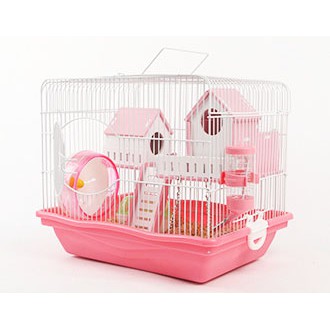 [Hoàn tiền 10%]Lồng hamster biệt thự 2 tầng full đồ