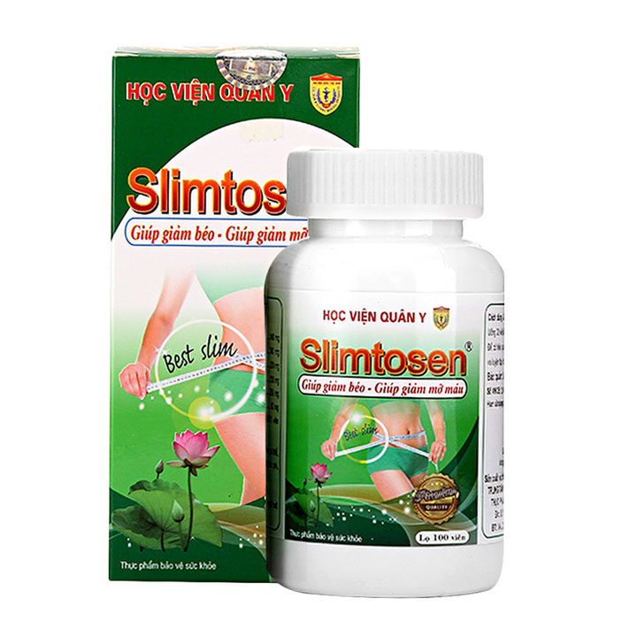 [HCM]Viên uống giảm cân giảm béo an toàn Slimtosen Học viện quân y