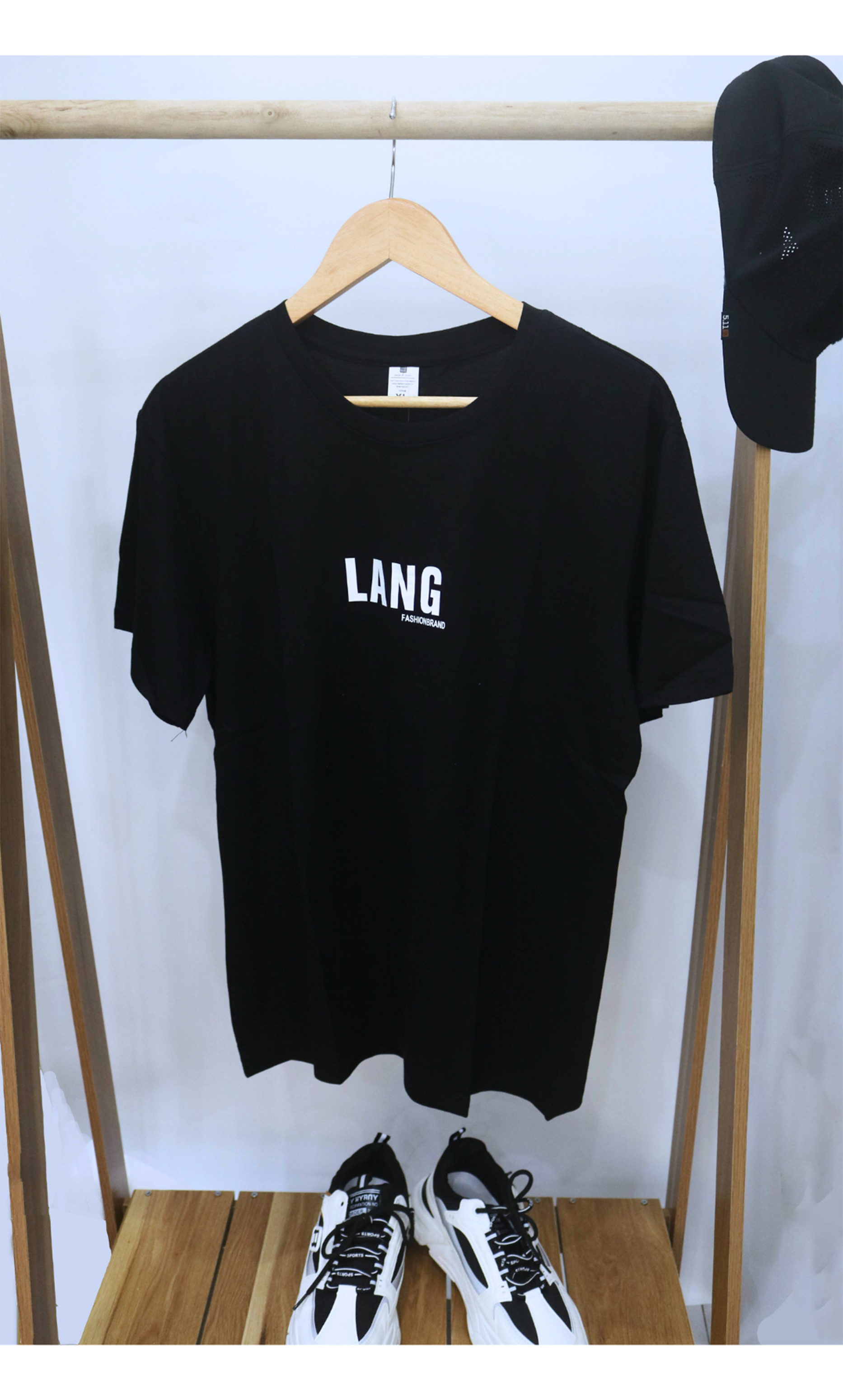 Áo phông nam, cổ tròn, cộc tay