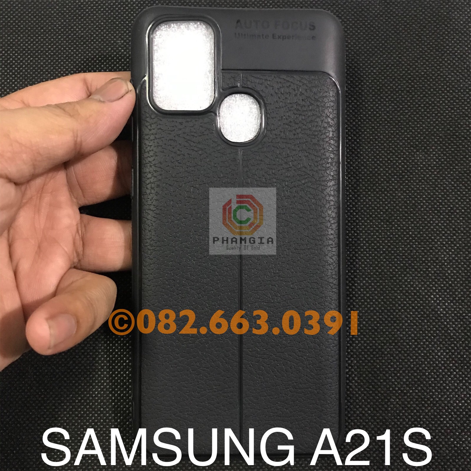 Ốp lưng Samsung a21s dẻo đen silicon