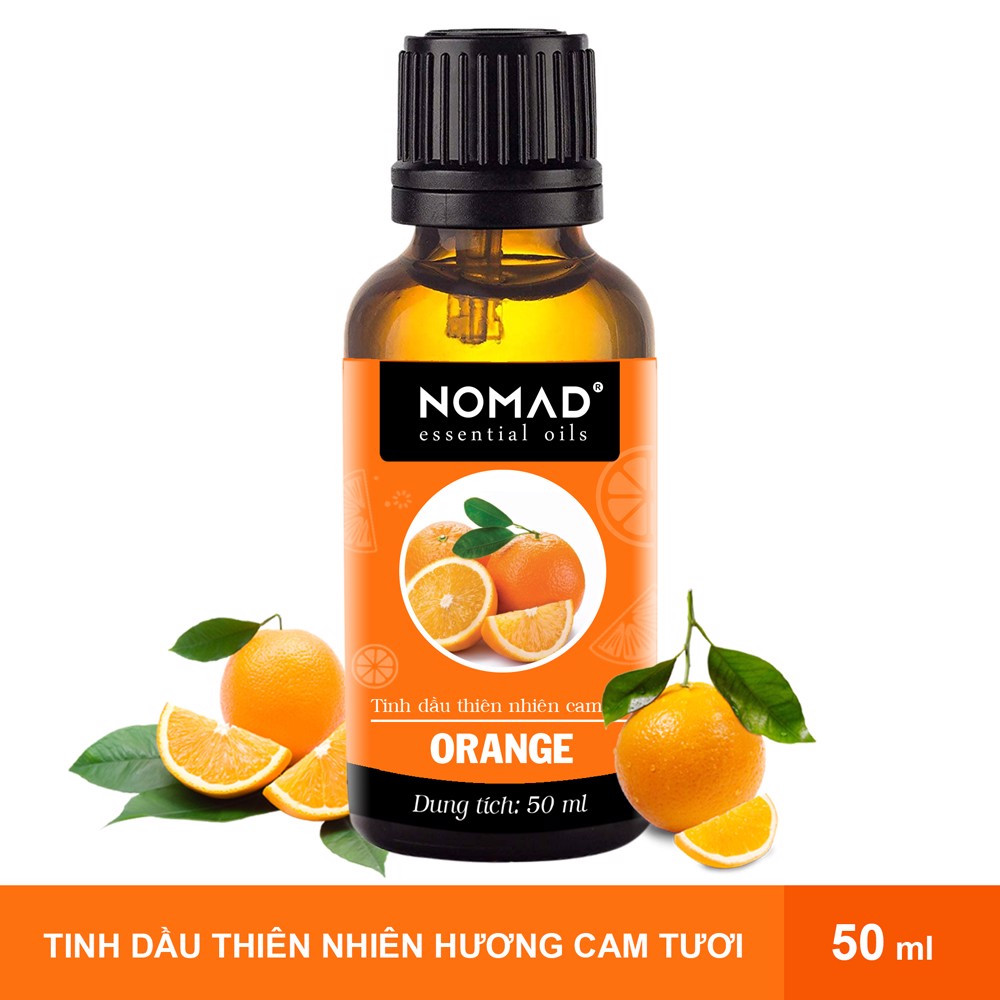 Tinh Dầu Vỏ Cam Nguyên Chất Nomad Essential Oils Orange