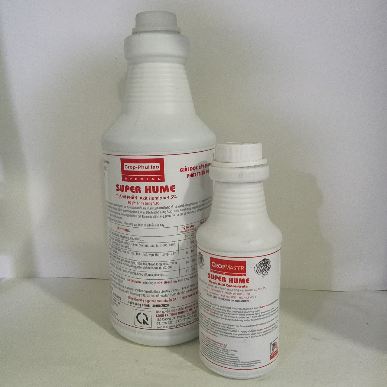 Phân bón lá Super Hume nhập khẩu Mỹ ( Chai 1Lít)