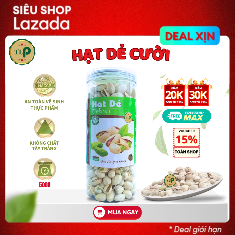 Hạt dẻ cười tân lộc phát hũ 500g