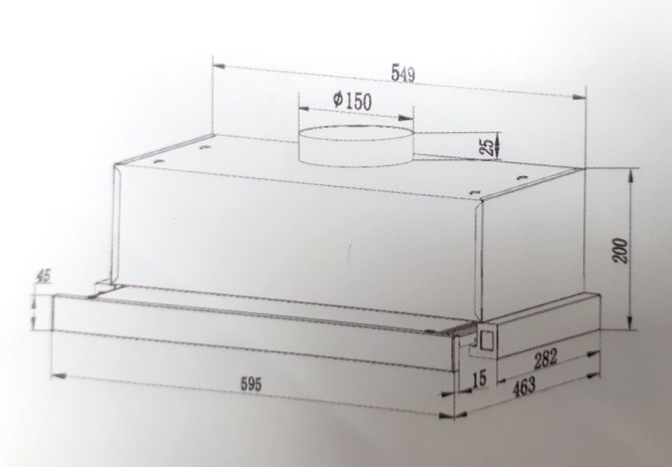 Máy hút âm tủ Faster SYP 7222