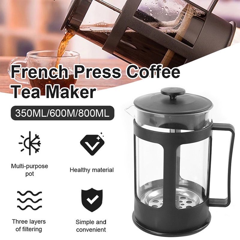 Bình pha trà cafe kiểu pháp dung tích 350ml/600ml