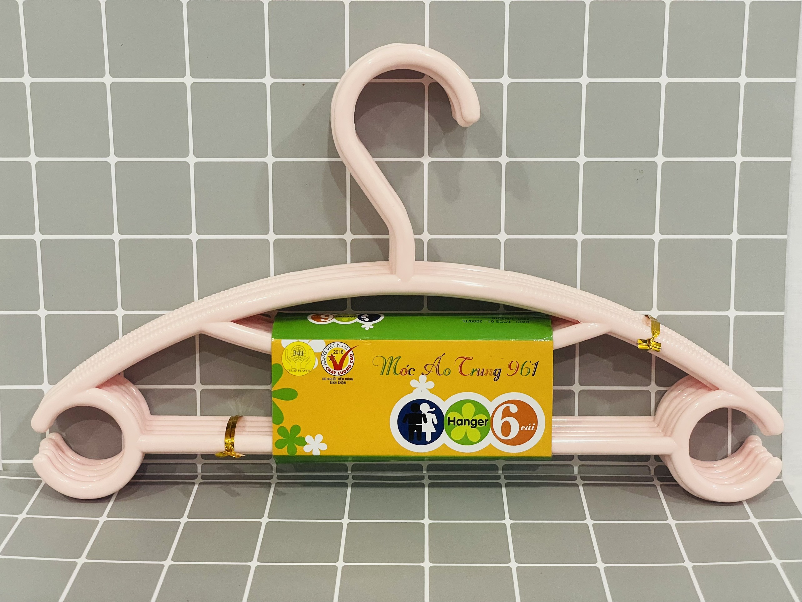 Móc áo nhựa trung TỰ LẬP TL961 - 6c