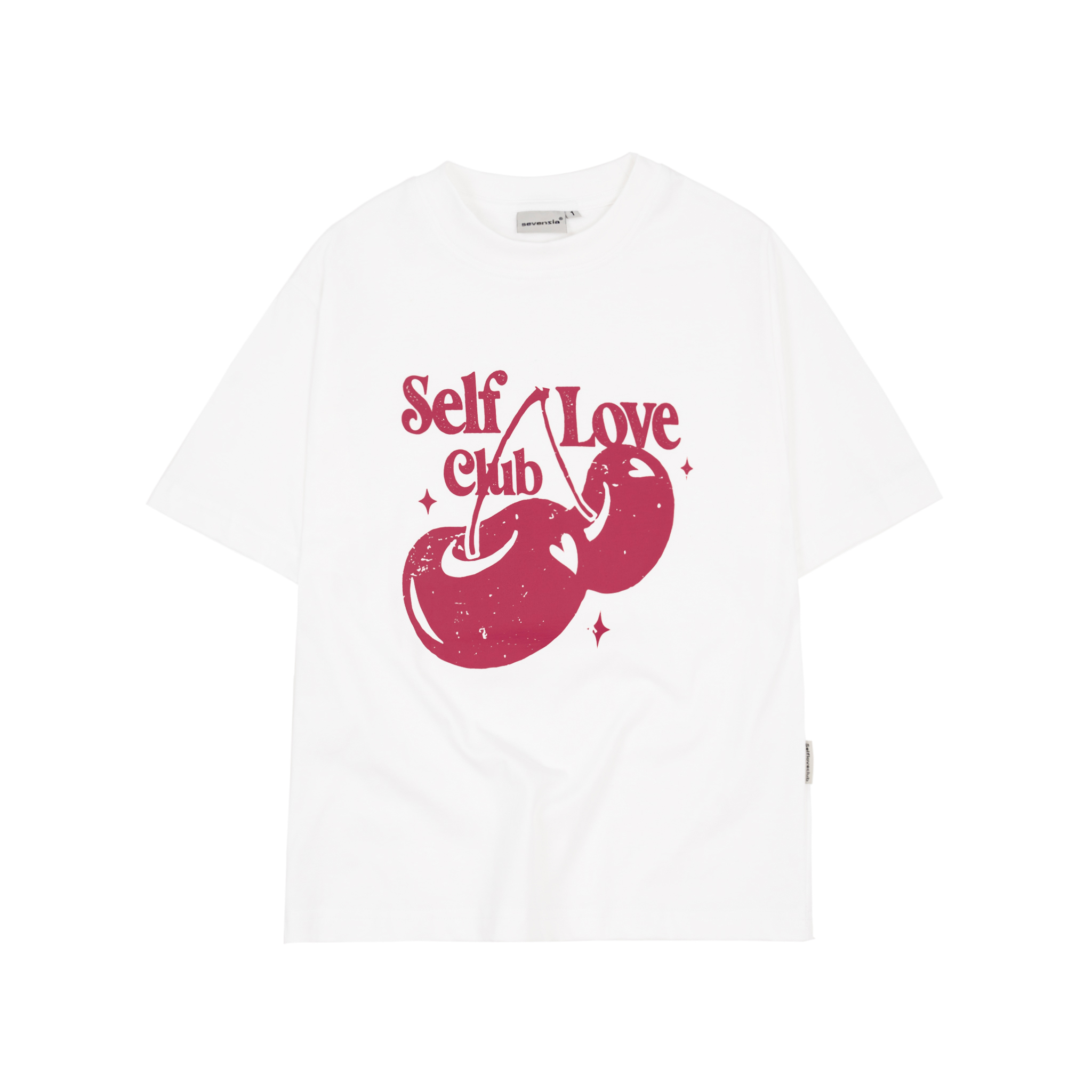 Áo thun form nữ SLC - regular tee "Cherry Heart"