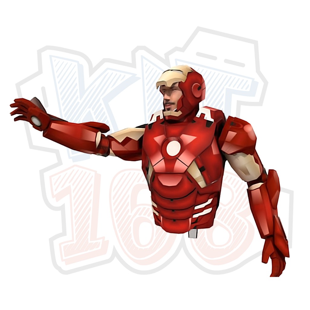 Mô hình giấy Marvel Avenger Robot Iron Man Mark VII