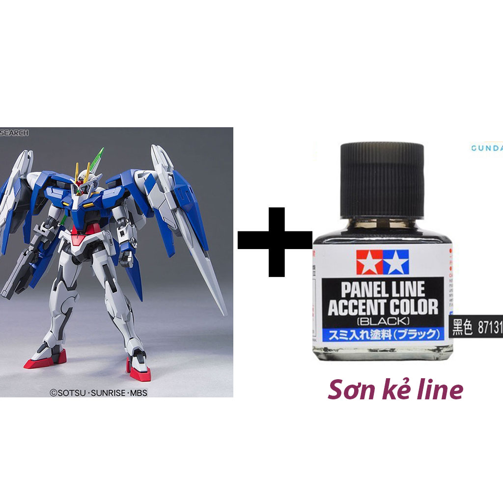 Mô hình lắp ráp HG 00 Raiser + GN Sword III tặng base