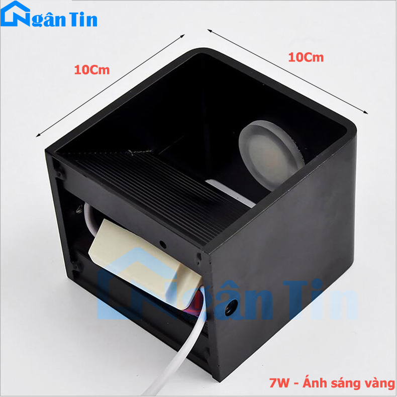 Đèn gắn tường cầu thang Led 3500K GT-350 (Màu đen)