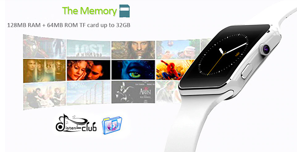 Đồng hồ thông minh X6 Plus bản quốc tế - Gắn sim nghe gọi 2 chiều, Bluetooth, chăm sóc sức khoẻ. Bảo hành 12 tháng