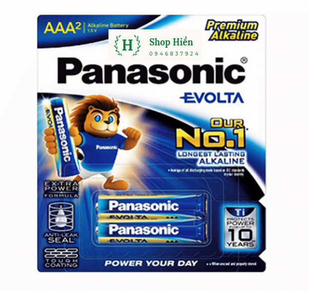 Combo 2 vỉ 4 viên Pin Evolta AAA Kiềm Panasonic LR03EG/2B (Hàng Chính Hãng)