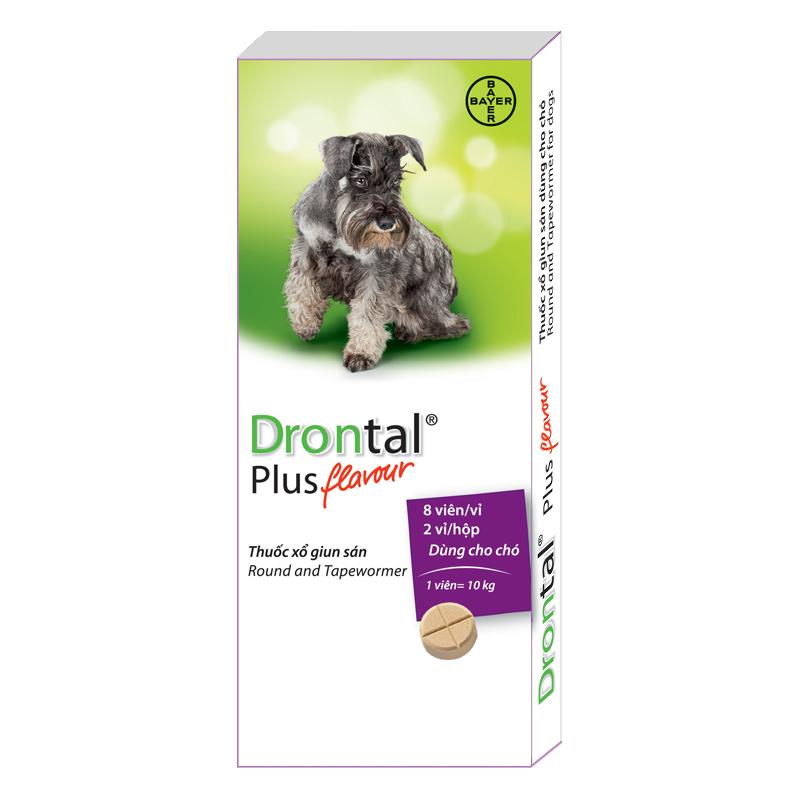 1 Viên Thuốc Tẩy Giun Sán Cho Chó Drontal - Kún Miu