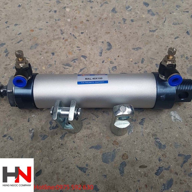Combo bộ xi lanh mal 40x100 trục khủy đẩy máy cưa