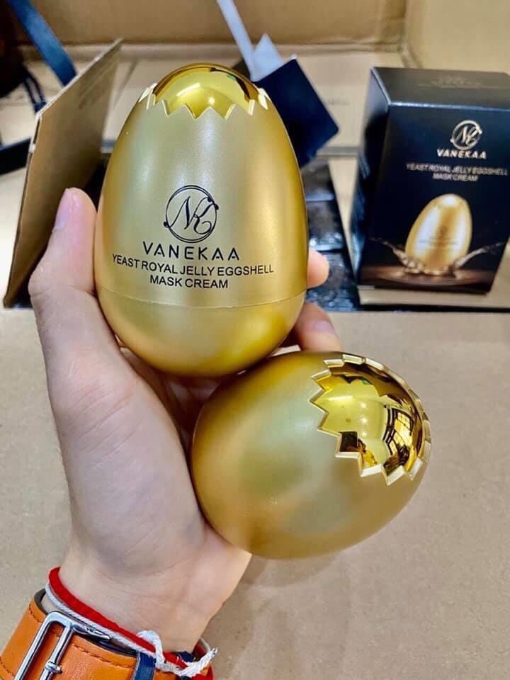Mặt nạ lột trứng vàng vanekaa trắng mịn