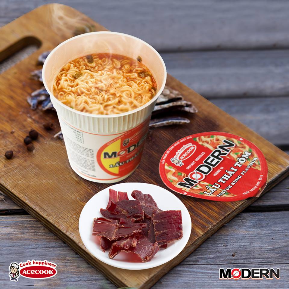 [HCM]Thùng 24 Mì Ly Modern Lẩu Thái Tôm 65G - Acecook