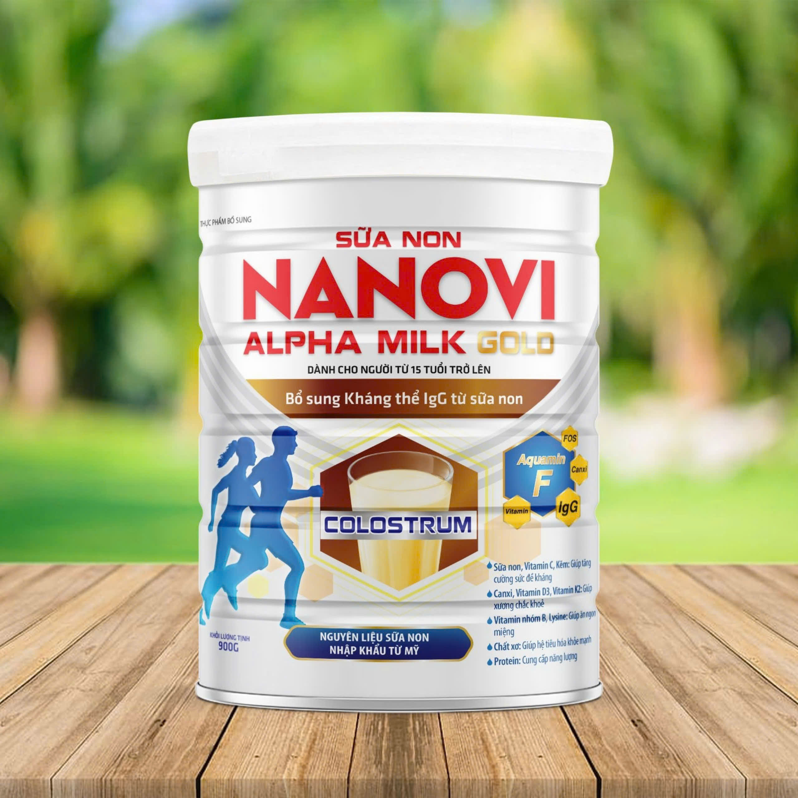 [Combo 3 hộp 900g, HSD 2026] Sữa non Nanovi Alpha Milk.