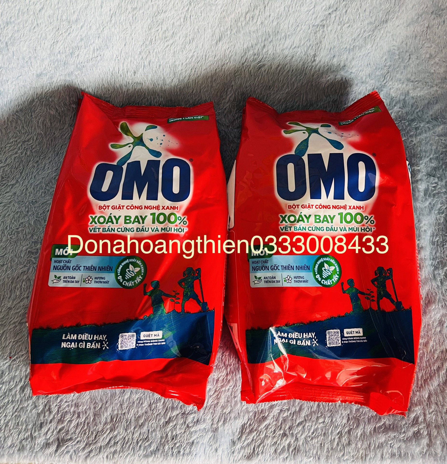 Bột giặt omo đỏ 800g