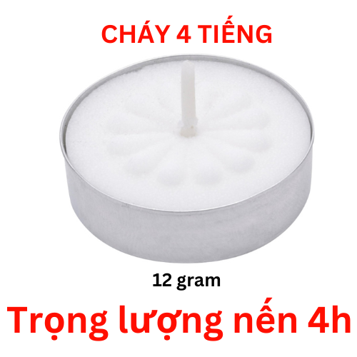 Nến Tealight 50 Viên Cháy 4 Tiếng