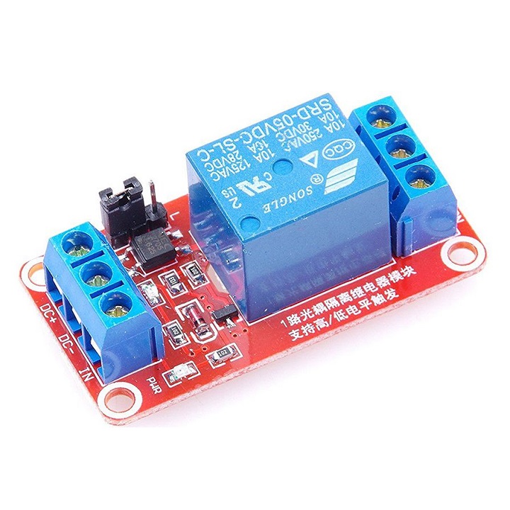 Module Relay Đơn, Rơ Le  5V-12V 10A