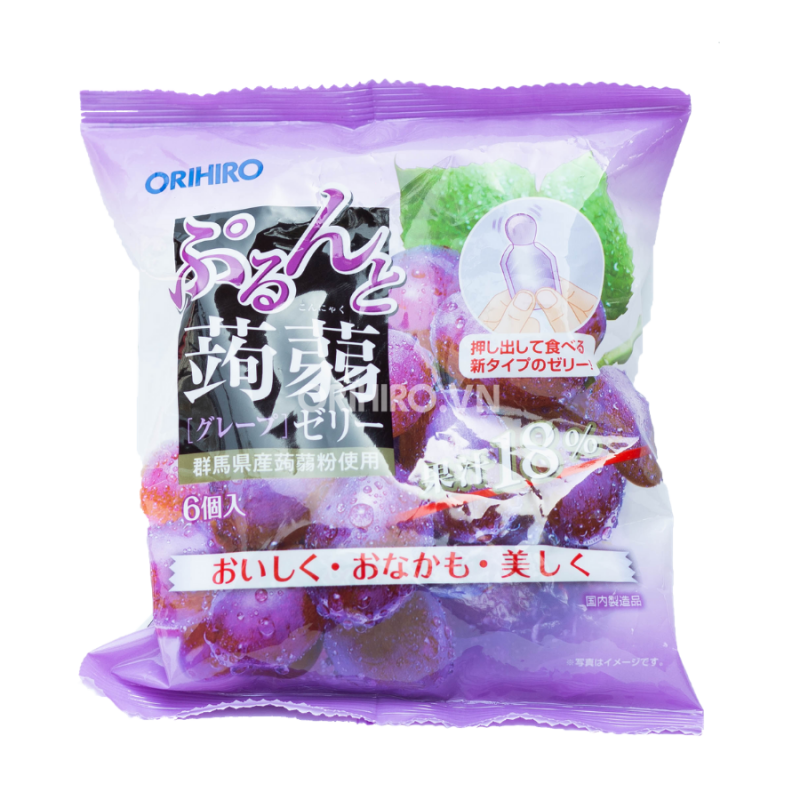 Thạch trái cây ORIHIRO - Nhật Bản - Nho tím