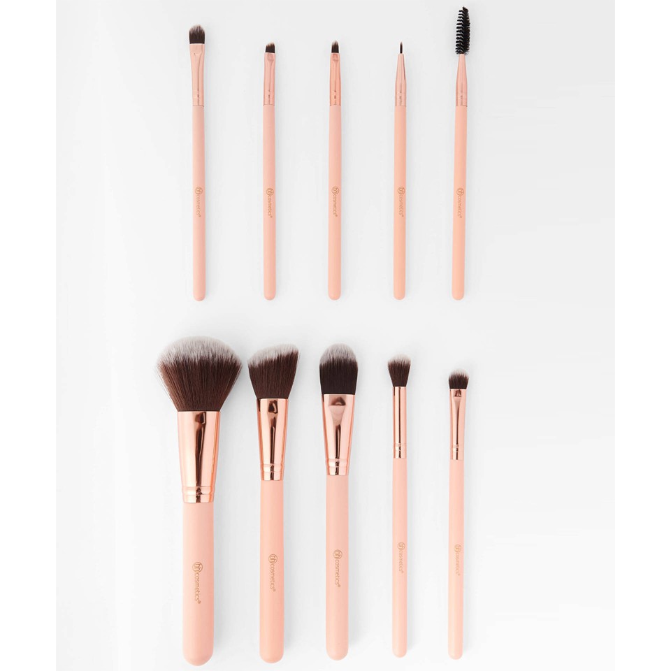 Bộ cọ BH Cosmetics Pretty in Pink 10 cây