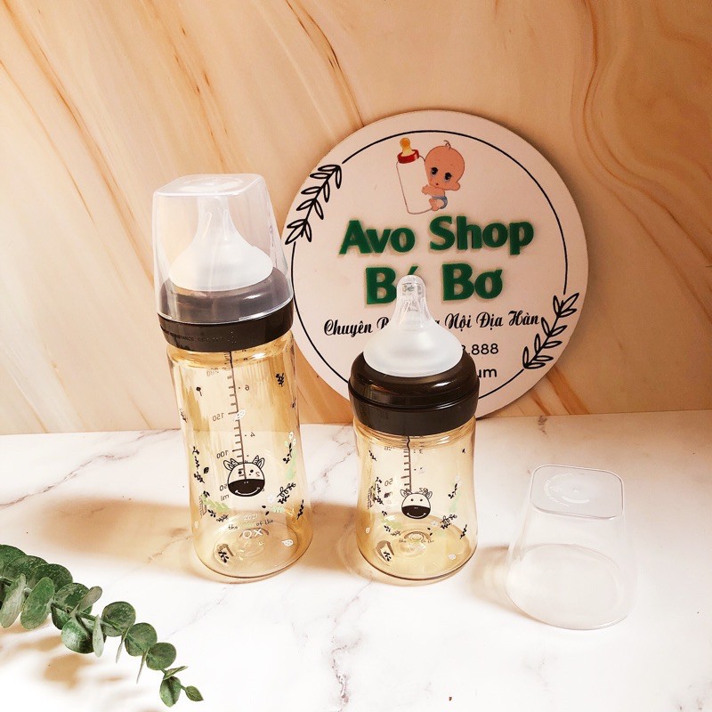 Bình sữa Bebepick / Bình bò Hàn quốc 150ml/250ml ( Tuỳ chọn núm ty)