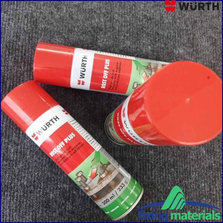 [HCM]Chất phá gỉ sét WURTH ROST-OFF Plus dạng chai xịt 300ml/233g