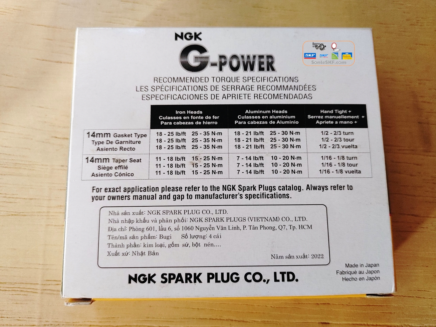Bugi Bạch Kim NGK Platium dành cho KIA Pride/CD5