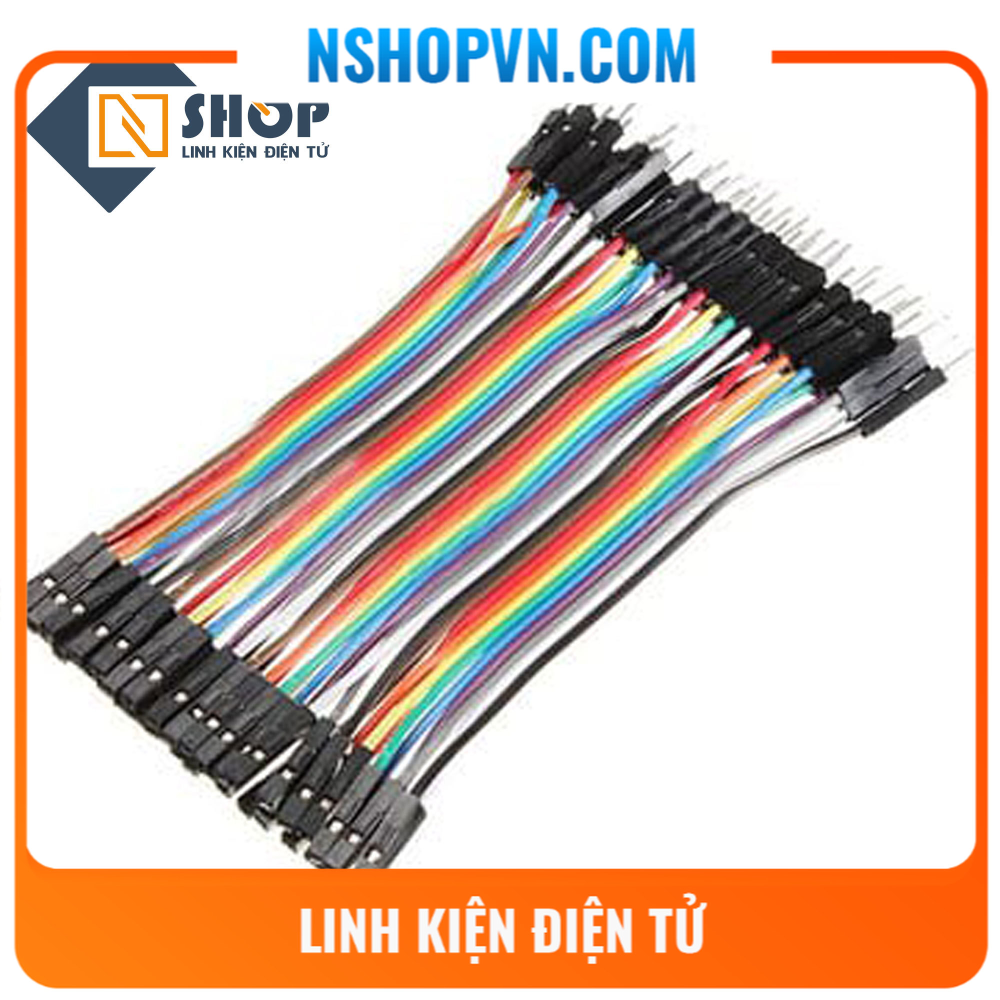 Dây Cắm Test Board Đực Cái 10cm, ( 40 sợi )