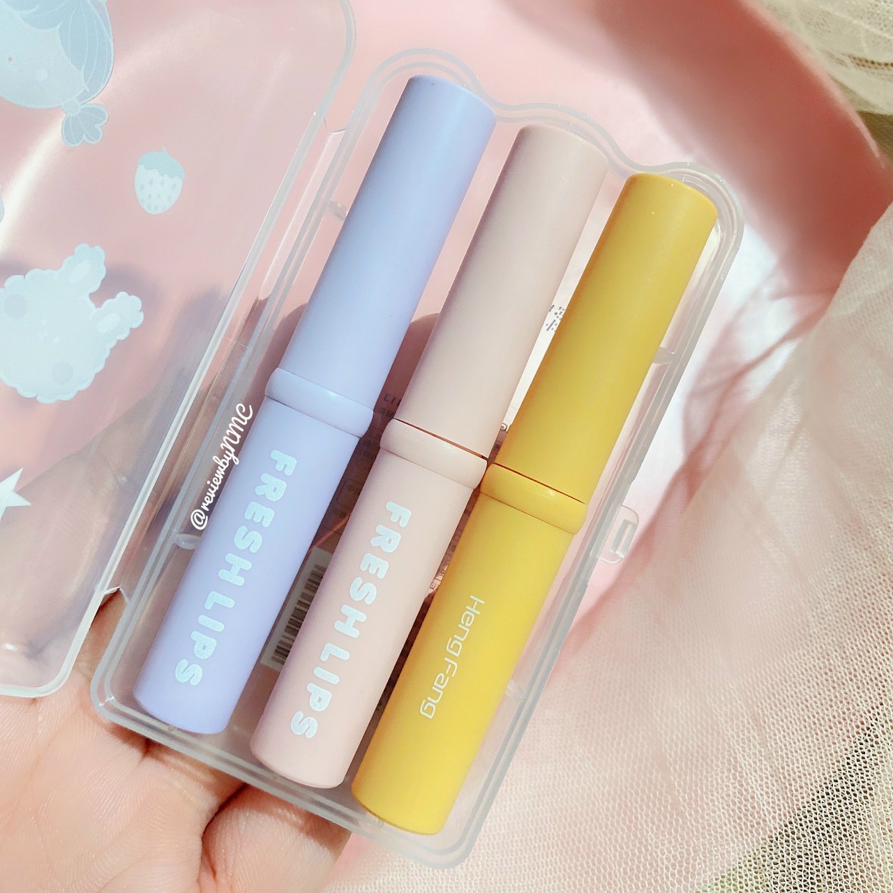 [HCM]Set 3 Cây Son Thỏi HengFang Fresh Lip